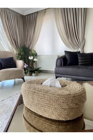 Jute Straw Napkin Holder 10x19 - Asl Concept