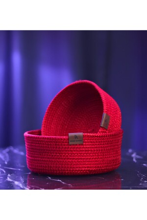 Jute Wicker Basket - Basket Set of 2 Hand Woven - Multi-Purpose Basket - Bathroom and Kitchen Organizer - Ersu Ahat Home Design Ea