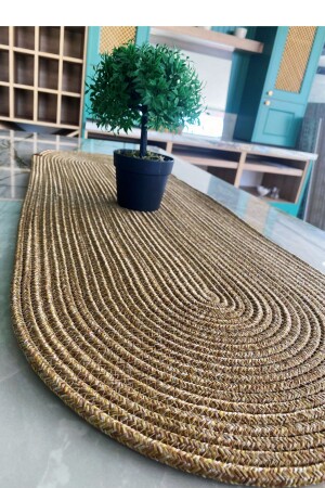 Jute - Wicker - Runner - Placemat - Supplier - Table Cloth - Coffee Table Cloth - Decor - Presentation - Türkmen Ev Tekstil