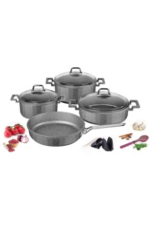 K-530 Granite Casting 7 Piece Cookware Set - Özkent