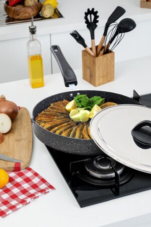 K-568 Hamsilos 30 Cm Granite Fish Pastry Pan 2021ST2683 - Özkent