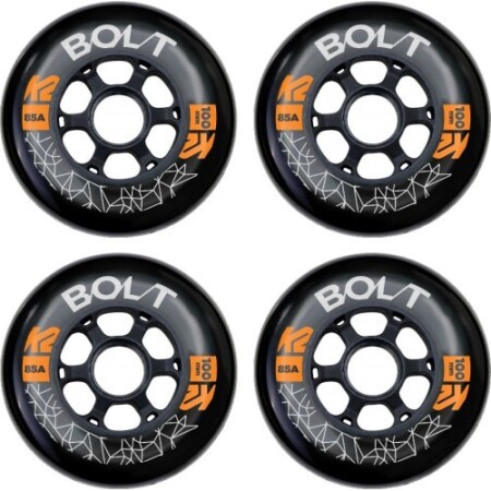 K2 Bolt 100 mm tekerlekli paten tekerlekleri, 4 adet. - K2