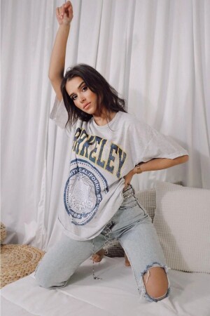 Kadın Berkeley Baskılı Gritshirt brkley - blackbonds