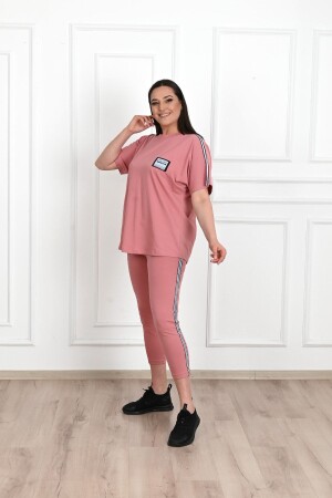 Kadın Büyük Beden Taytlı Takım 3697-23 - Koza Butik