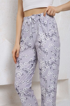 Kadın Çiçek Baskılı Örme Pijama Altı - Arvin Pijama