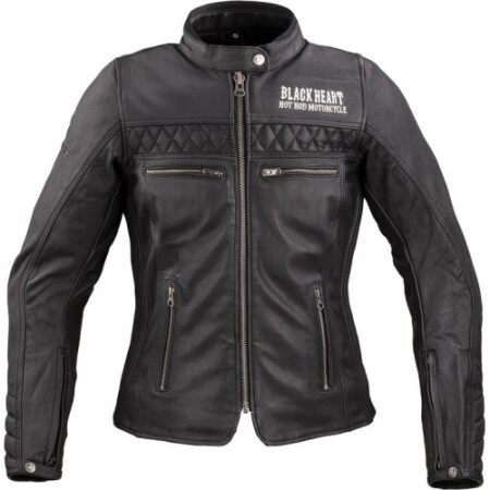 Kadın deri motosiklet ceketi W-TEC Black Heart Raptura - Siyah - W-TEC