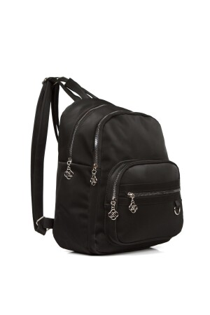 Kadın Günlük Siyah Sırt Çantası - Adelina Bags