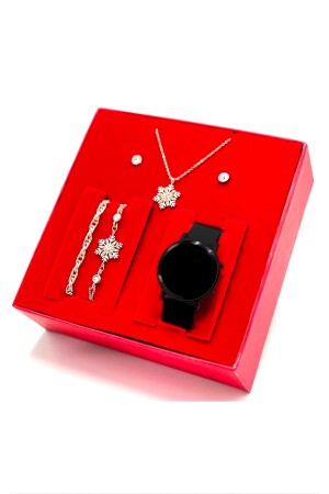 Kadın Kol Saati Kolye Bileklik Ve Küpe Seti rosebil1 - wesscollection