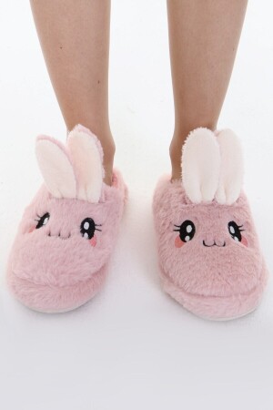 Kadın Pembe Rabbit Yumuşak Gondol Ev Terliği - Beyond