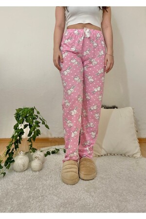 Kadın Pijama Altı Kurdeleli Büyük Tavşan Pembe - Betimoda