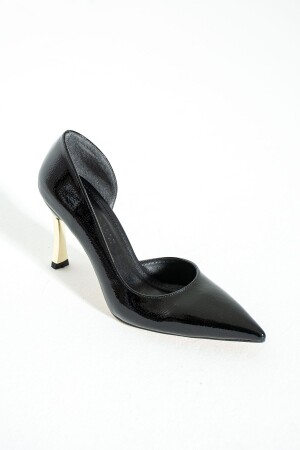Kadın Topuklu Ayakkabı - Yüksek Topuklu Stiletto Rahat Şık Ve Ince Iş Ayakkabısı Siyah Rengi 9 Cm - Güllü Shoes