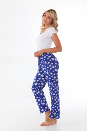 Kadın Yıldız Baskılı Pamuklu Likralı Pijama Altı 23510 - Arvin Pijama