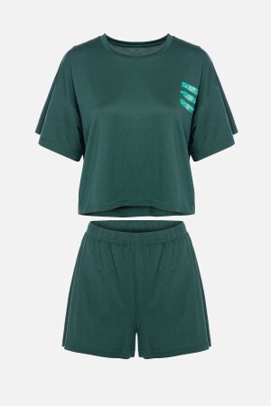 Kadın Yumuşak Dokulu Kısa Kollu Şortlu Pijama Takımı - Koza Iç Giyim