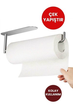 Kağıt Havluluk, El Yapımı Havlu Askısı, Mutfak Ve Banyo Aksesuarları, Ömürlük Paslanmaz Çelik, bermega2121 - bermega