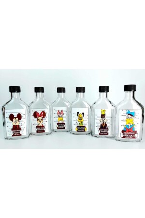Kaltbrühflaschen-Set 6-teilig – Sonderserie mit wasserfestem Etikett – DNY-1 - HBA ART CRAFT