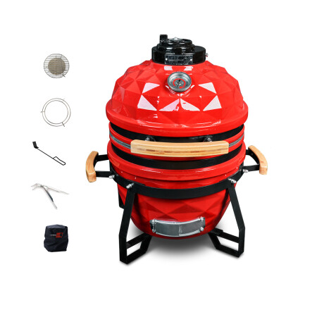KamadoClub Junior barbecue, red - KamadoClub