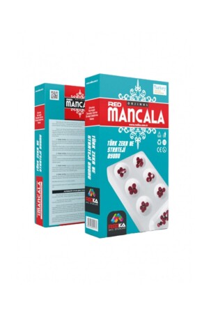 Kapalı Plastik Mancala Mangala Oyunu - Redka