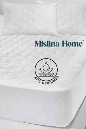 Kapitone Microfiber Fitted Full Kenar Sıvı Su Geçirmez Tek Kişilik Yatak Koruyucu Alezi 152-20-024 - Mislina Home