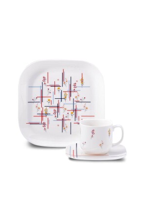 Kappa Collection 28 Piece Breakfast Set 9090404A8691 - KORKMAZ