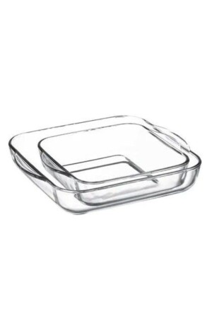 Borcam 2'li Kare Tepsi P159028-T - Paşabahçe