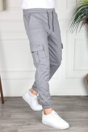 Kargo Cep Unisex Paça Lastikli Eşofman Altı - Straw
