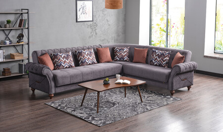 Karia Corner Set Metal Case - Cadde Yıldız