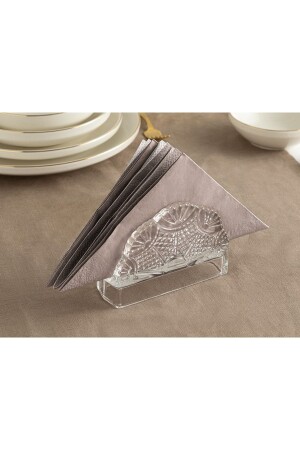 Karissa Glass Napkin Holder 13x9 Cm Transparent - English Home