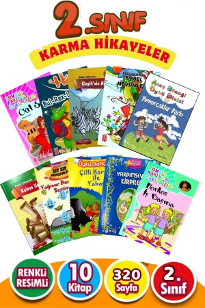 Karma Hikaye Seti 10 Kitap 2. Sınıflar için - Gönül Yayincilik