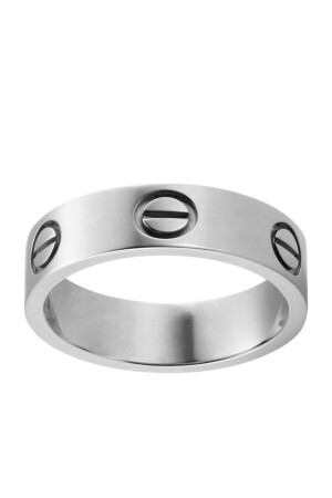 Kartier Düz Yüzük Silver Renk 17 Numara - X-Lady Accessories