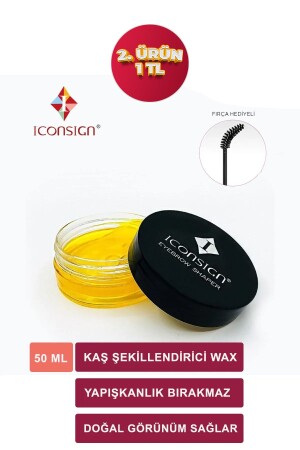 Kaş Sabitleyici- Kaş Şekillendirici Wax- Eyebrow Shaper (50ml) - Iconsign