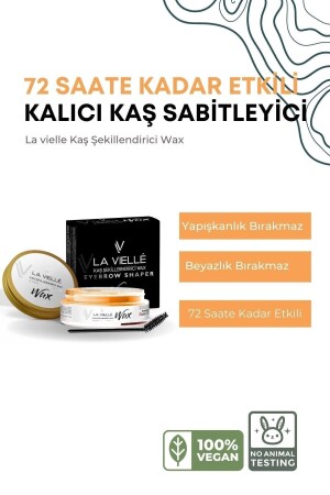 مُثبت و شكل العينين من MNZ-Keratine - Wax with Vitamin E and Almond Oil 50ml Eyebrow Shaper Wax - La Vielle