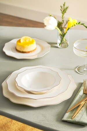 Kate 24 Piece Porcelain Dinner Set for 6 People 153. 03. 06. 9538 - Karaca