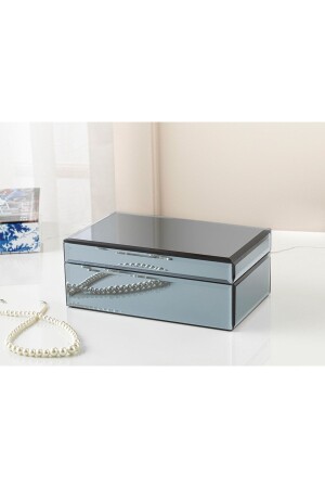 Kate Glas verspiegelte dekorative Box 21x13x8,5 cm geräuchert TYC00764590192 - English Home
