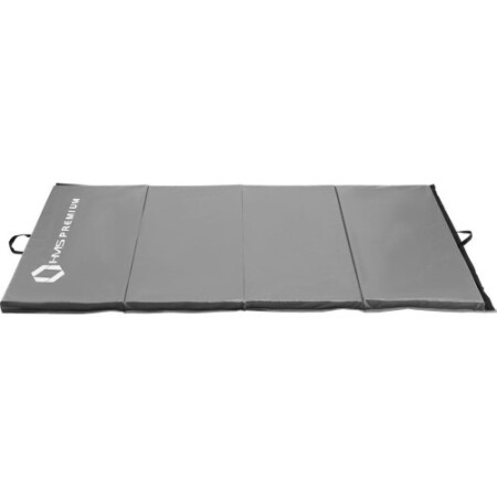 Katlanabilir jimnastik minderi HMS Premium MGS01, 2400 x 1200 mm, gri - HMS Premium