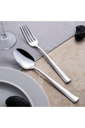 Katre 30 Piece Fork Spoon Set (Without Knife) 12048 - Nehir