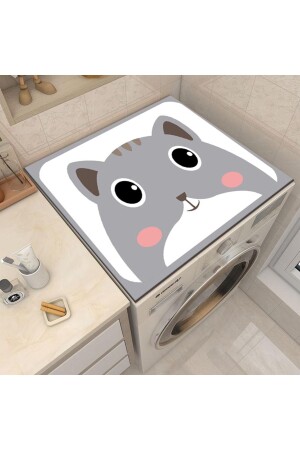 Katzen-Trockengestell, Waschmaschinen-Abdeckung, Schutzmatte, flüssigkeitsdicht, rutschfest, waschbar - 3D Else Hali