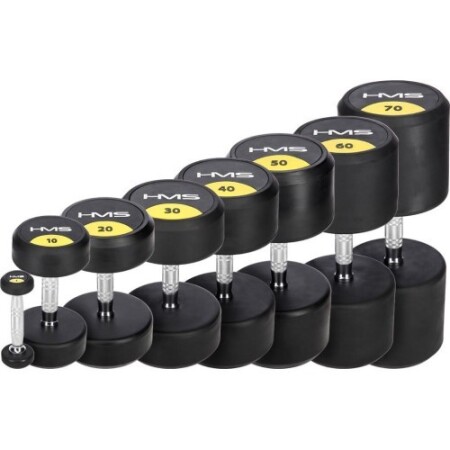 Kauçuk dambıl HG PRO HMS - 40 kg - HMS