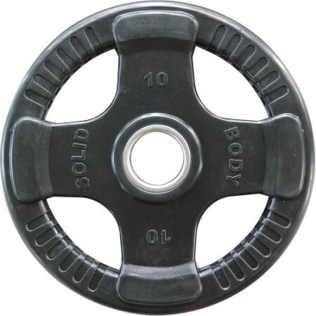 Kauçuk kaplı Olimpik Vücut Ağırlığı - 10 kg - Body-Solid