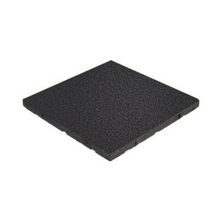 Kauçuk zemin kaplaması Taban Standardı – kare, siyah, 50x50x5cm - Fitker