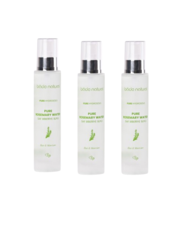 Kaufe 3, zahle 2. Bade Natürliches Rosmarinwasser, stärkendes Haarwasser, 100 % natürlich und rein, 100 ml - Bade Natural