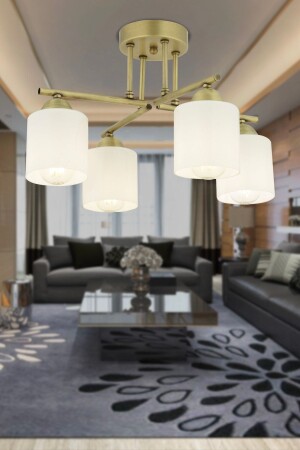 Kavis 4-Piece Vintage Modern Young Room Kitchen Living Room Chandelier 7000-1110-11-04 - Apliqa