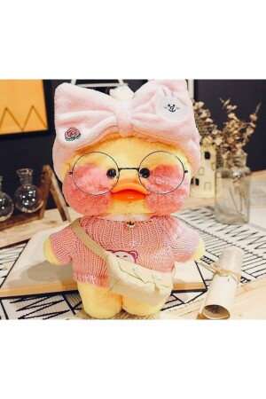 Kawaii Lalafanfan 30 Cm Plush Duck with Glasses Sweet Gift Mbca11 - BC