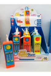 Kayyum Sesli Işıklı Zeka Geliştici Telefon Oyuncağı B012 - Buldumsa