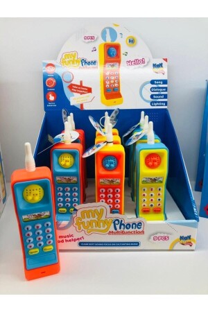 Kayyum Sesli Işıklı Zeka Geliştici Telefon Oyuncağı B012 - Buldumsa