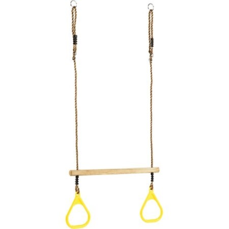 KBT wooden circular trapezes Yellow - KBT
