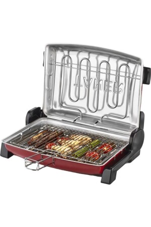 Kebab Shop Electric Grill Barbecue Double Wire Barbecue Red 1705 - Taner