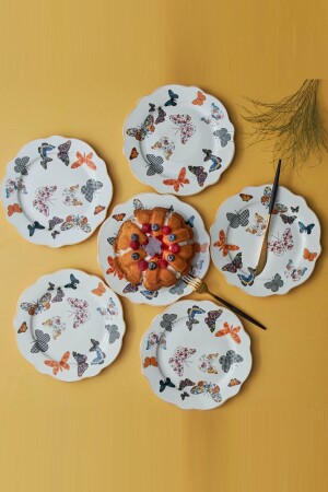 Kelebek 6 Piece Cake Set 153. 03. 06. 8718 - Karaca