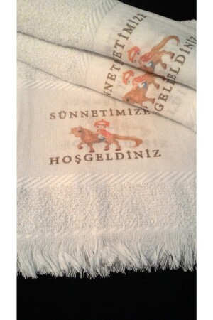 Kelebek Tekstil Beschneidungshandtuch mit 1 Beutel und 10 Meter Seilband, wirtschaftliches Modell TYC00556850332 - kelebektekstil