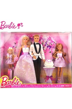 Ken Bride Groom Sisters Wedding Set 01304 - Barbie
