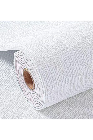 Kendinden Yapışkanlı Alüminyum Folyolu Isı Ses Yalıtımlı Duvar Kağıdı Paneli 50x280 Cm Dekor Beyaz - Renkli Duvarlar
